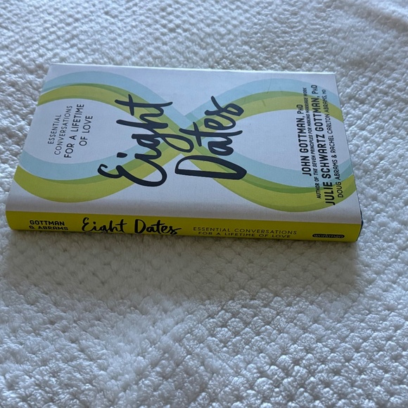 💙 3/$21 HARDCOVER: Eight Dates - Essential Conversations for a Lifetime of Love - Picture 4 of 5